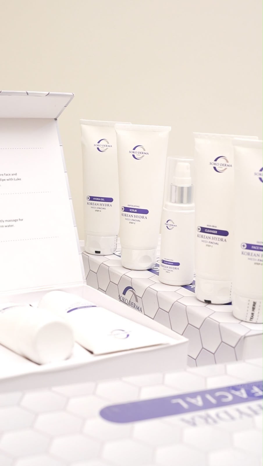 Soko Derma tubes setup